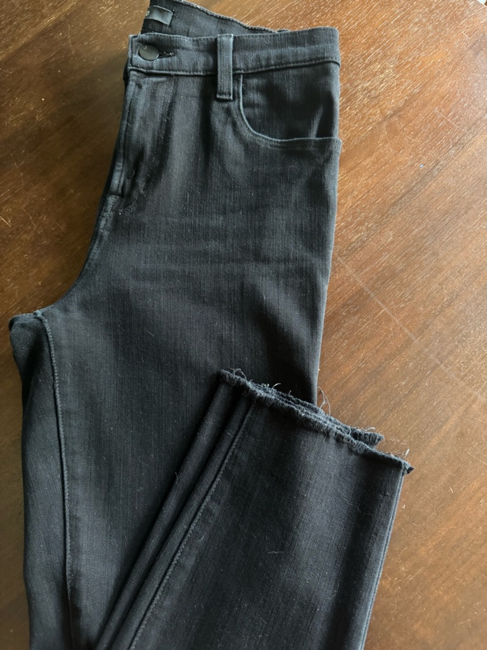 J Brand Black Women's High-Rise Skinny Jeans